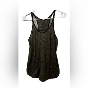 lululemon Variegated Gray/Black‎ Tank Top Women's Size XS (0206)
